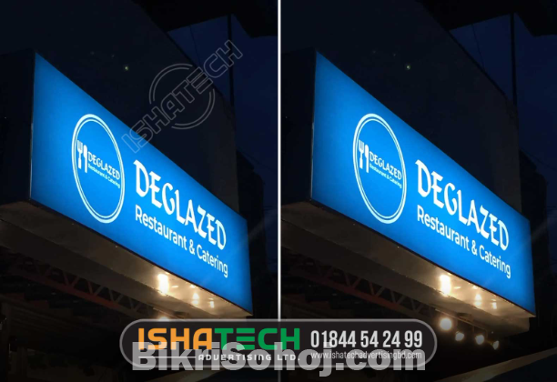 SS letter Steel Nameplate for Business Tower BD.